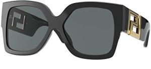 Versace GRECA VE 4402 Black/Grey Women's Sunglasses