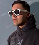 AIEYEZO Square Thick Frame Sunglasses for All