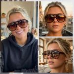 FEISEDY Vintage Pilot Sunglasses for Men and Women