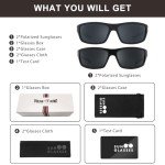 Men's Polarized Sport Sunglasses - 2 Pack Bundle