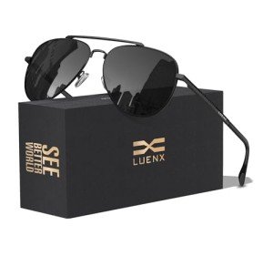 Classic Polarized Aviator Sunglasses for Men & Women