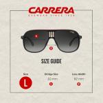 Carrera CA1007/s Black Gradient Men's Sunglasses + iWear Kit