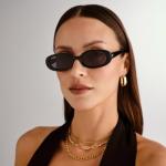 Le Specs OUTTA LOVE Black Sunglasses for Women