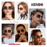 KENBO Futuristic Rimless Y2K Shield Sunglasses