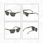 Tom Ford River 02B Black Tortoise Sunglasses + Kit