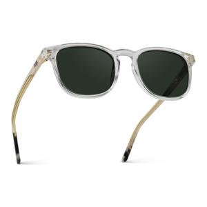 Men's Polarized Modern Round Square Sunglasses