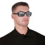 Oakley Men's Straightlink Rectangular Sunglasses - Black