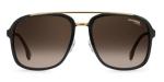 Carrera 133/S Men’s Sunglasses - Black Gold/Brown