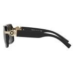 Versace Black Frame Sunglasses with Dark Grey Lenses