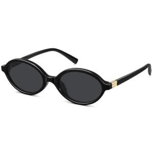 Trendy Retro Oval Sunglasses for Women - UV400