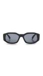 Versace Black Frame Sunglasses with Dark Grey Lenses