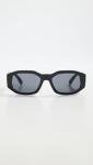 Versace Black Frame Sunglasses with Dark Grey Lenses