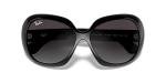 Ray-Ban Jackie Ohh II Butterfly Sunglasses, Black