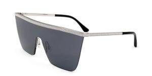 JIMMY CHOO Leah Silver/Black Mask Sunglasses