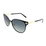 Versace Women's Black & Gold Sunglasses, 57MM
