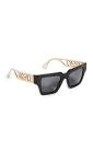 Versace Women’s Black Frame Sunglasses with Grey Lenses