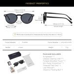 Gleyemor Retro Polarized Sunglasses for Men