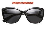 FEISEDY Polarized Vintage Cat Eye Sunglasses