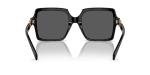 Versace Black Frame Sunglasses with Dark Grey Lenses