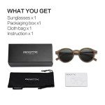 ZENOTTIC Polarized Round Sunglasses for Trendsetters