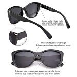FEISEDY Polarized Vintage Cat Eye Sunglasses