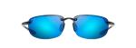 Maui Jim Hookipa Polarized Rimless Sunglasses - Smoke Blue