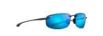 Maui Jim Hookipa Polarized Rimless Sunglasses - Smoke Blue
