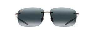Maui Jim Breakwall Polarized Rimless Sunglasses - Black
