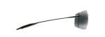 Maui Jim Breakwall Polarized Rimless Sunglasses - Black