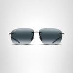 Maui Jim Breakwall Polarized Rimless Sunglasses - Black