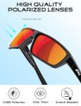 Men's Polarized Wrap Sunglasses for Fishing 5001