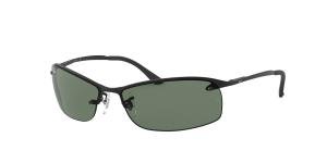 Ray-Ban RB3183 Matte Black Rectangular Sunglasses
