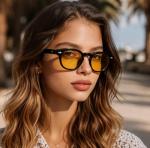 Unisex Vintage Round Tinted Sunglasses 46mm