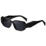 Trendy Black Rectangle Sunglasses for Everyone