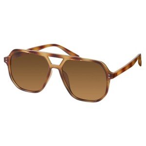 Trendy Oversized Tortoise Aviator Sunglasses for All