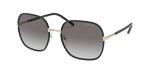 Prada 0PR67XS Black and Grey Gradient Sunglasses