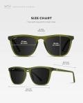 Polarized Square Sunglasses for Men by WearMe Pro