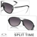 Oakley Split Time Valet Black Aviator Sunglasses