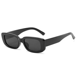Dollger Women's Retro 90s Rectangle Sunglasses