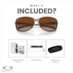 Oakley Cohort Rectangular Sunglasses with Accessory Bundle