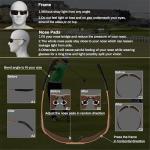 ROCKNIGHT Men's Polarized Sports Sunglasses - Brown