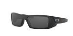 Oakley Men's Gascan Rectangular Sunglasses - Matte Black/Blue