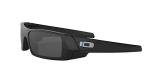 Oakley Men's Gascan Rectangular Sunglasses - Matte Black/Blue
