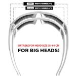MAXJULI Polarized Sports Sunglasses for Big Heads