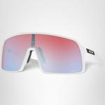 Oakley Sutro Rectangular Sunglasses - White/Sapphire Iridium
