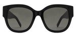Saint Laurent Women's Oversized Black Cat Eye Sunglasses