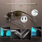 Men's Polarized Driving Sunglasses with Ultralight Frame