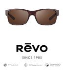 Revo Crawler XL Polarized Sport Sunglasses - Matte Tortoise