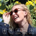 ZENOTTIC Vintage Round Polarized UV400 Sunglasses