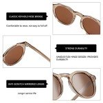 ZENOTTIC Vintage Round Polarized UV400 Sunglasses